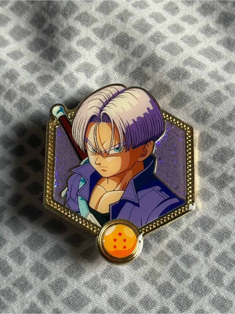 Dragon Ball Z Golden Series Future Trunks Enamel Pin
